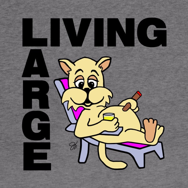 Fat Cat Living Large by artbydesign